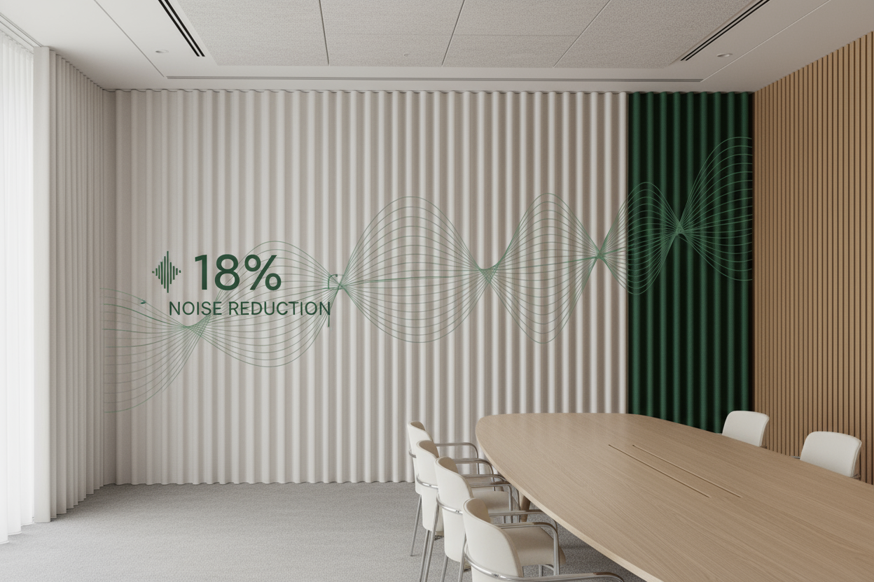 Konferencerum med lydabsorbering