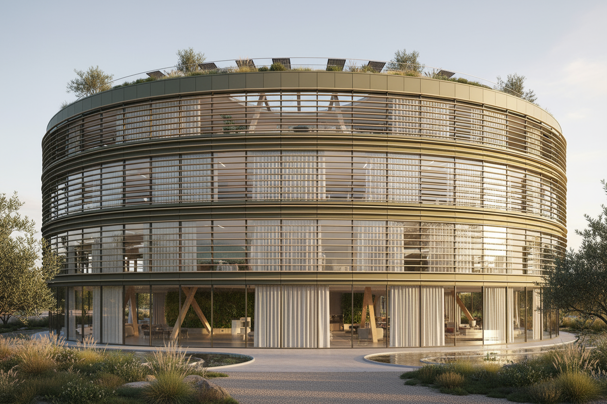 Moderne fremtidssikret bygning