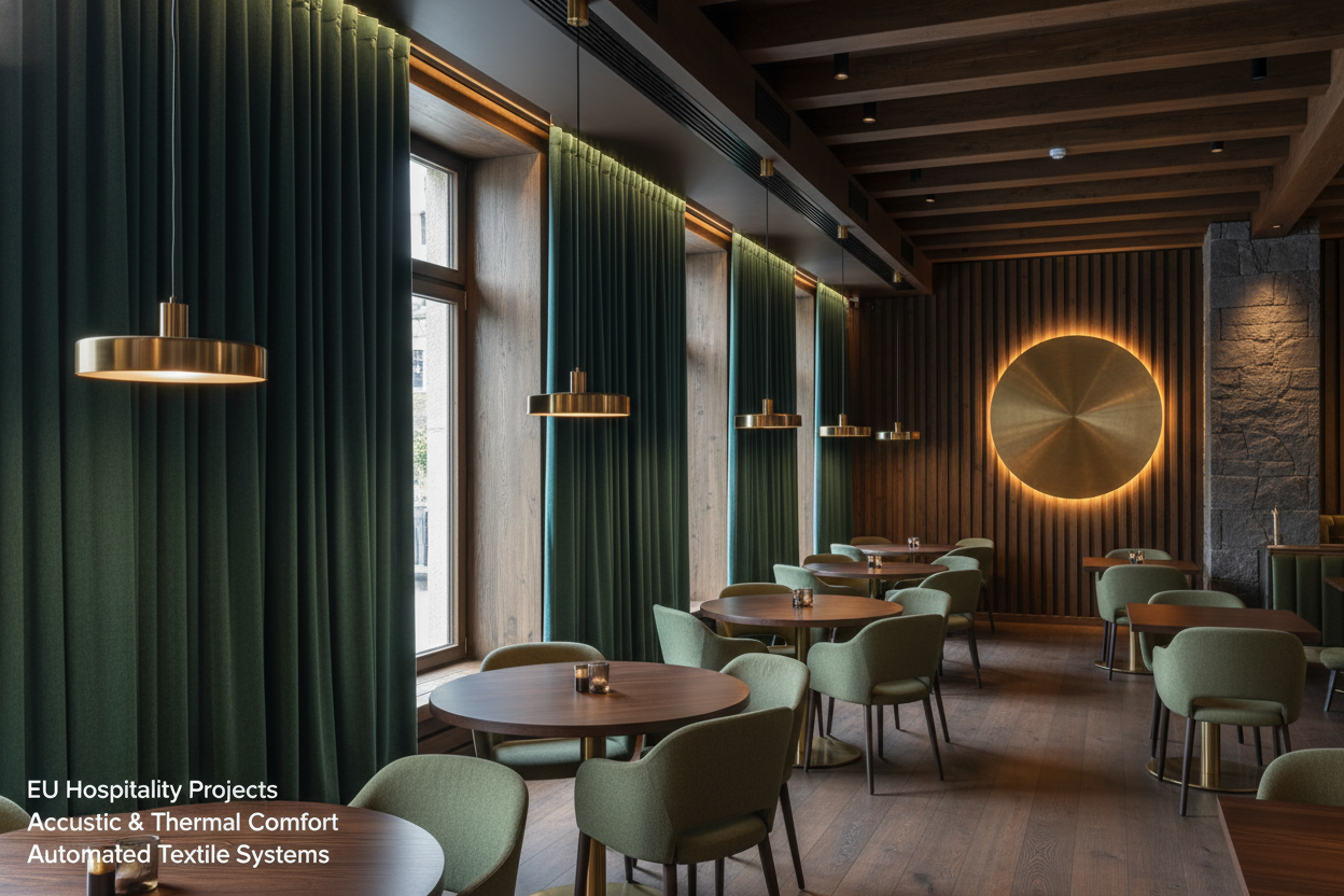 Restaurant dining with acoustic dampening systems