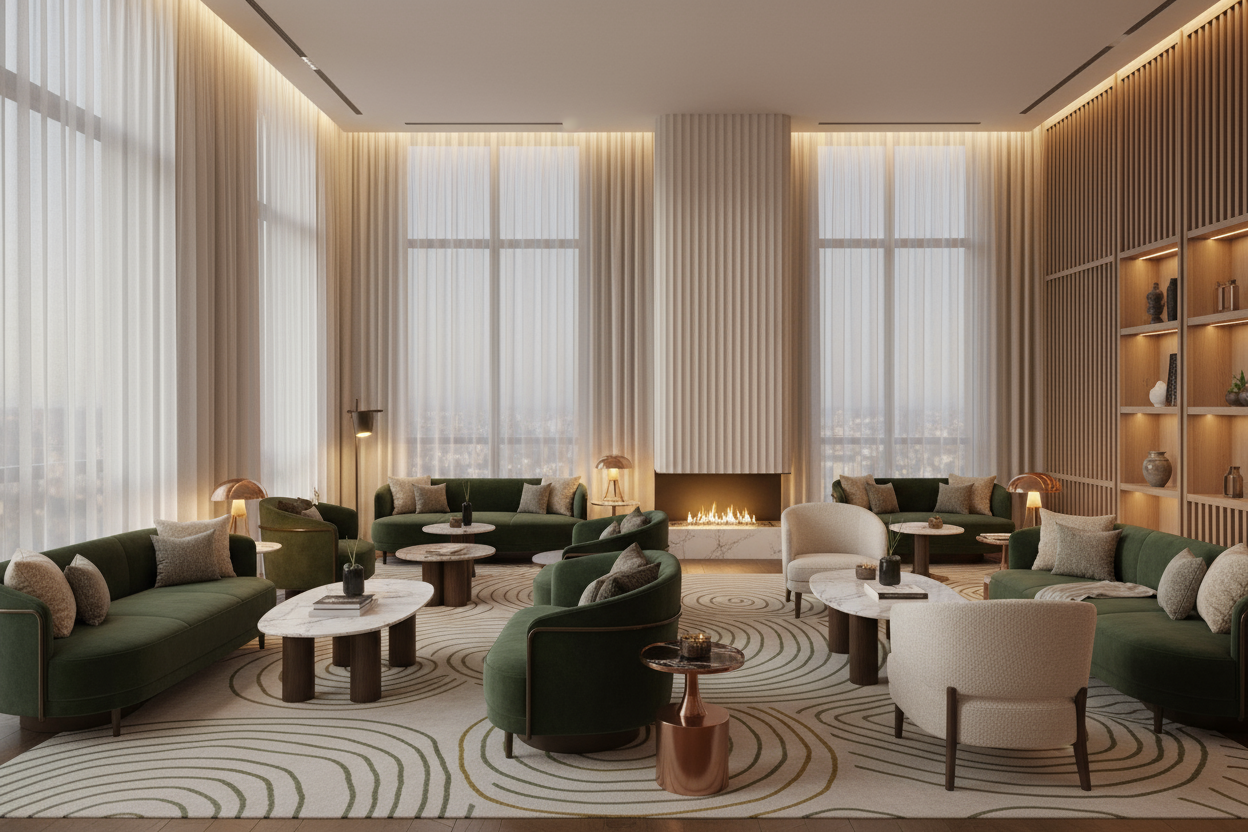 Sofistikeret luksus lounge