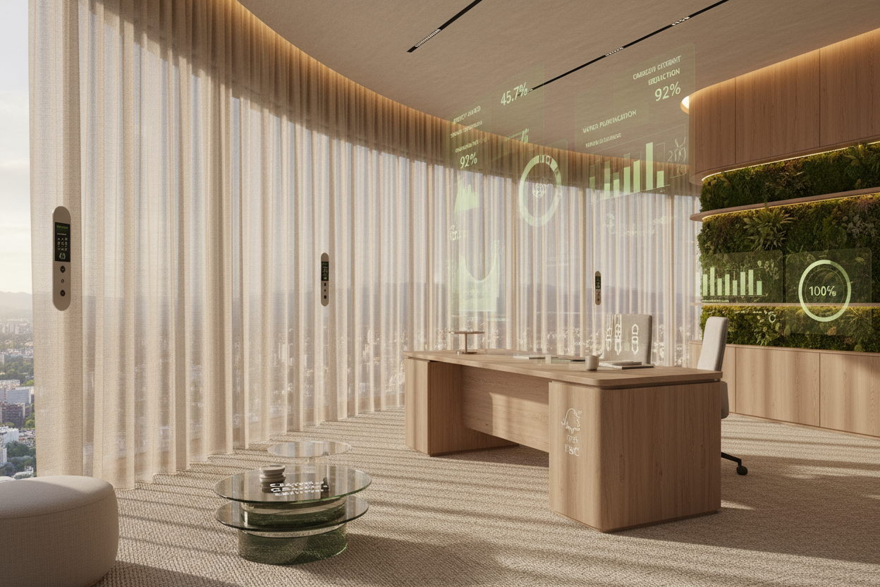 Ultra luksus kontor med miljødata systemer